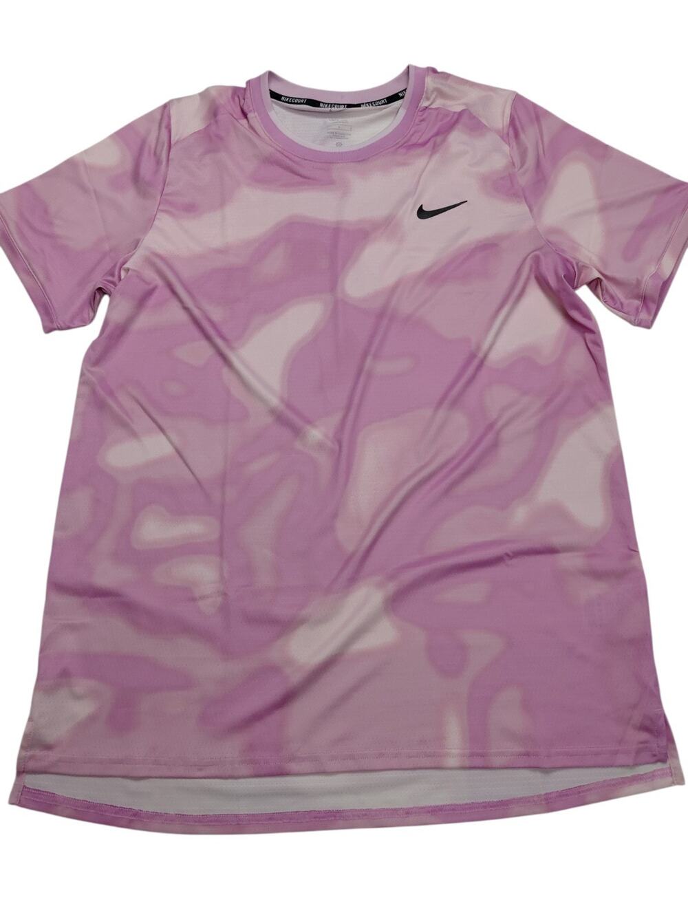 Nike Court Dri-FIT Tie-Dye Tennis Shirt Pink FQ2110-632 Men’s Size Large Tall